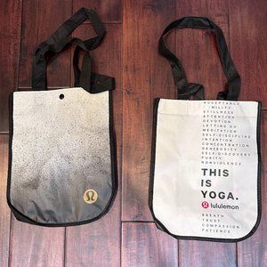 2 reusable Lululemon bags